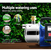 Water Pump High Pressure 1100W Stage Jet Rain Tank Pond Garden Irrigation