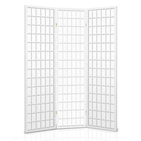 Room Divider Screen Wood Timber Dividers Fold Stand Wide White 3 Panel