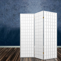Room Divider Screen Wood Timber Dividers Fold Stand Wide White 3 Panel