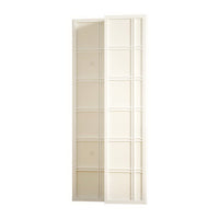 Room Divider Screen Privacy Wood Dividers Stand 3 Panel Nova White
