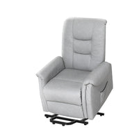 Recliner Chair Lift Assist Chair Grey Leather