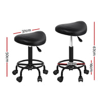Salon Stool Saddle Swivel Chair