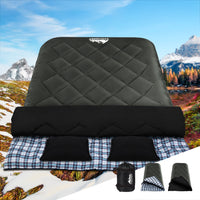 Weisshorn Sleeping Bag Double Pillow Thermal Camping Hiking Tent Grey -10ýÿC