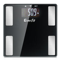 Everfit Bathroom Scales Digital Body Fat Scale 180KG Electronic Monitor BMI CAL