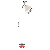 Floor Lamp LED Light Stand Modern Home Living Room Office Reading White