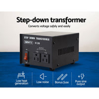 Step Down Transformer 200W 240V TO 110V Stepdown Voltage Converter AU-US