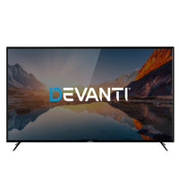 Devanti LED TV Smart TV 75 Inch LCD 4K UHD HDR 75  Television