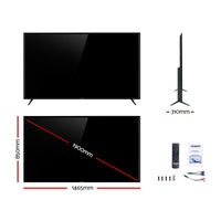 Devanti LED TV Smart TV 75 Inch LCD 4K UHD HDR 75  Television