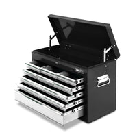 9 Drawer Mechanic Tool Box Cabinet Storage - Black & Grey