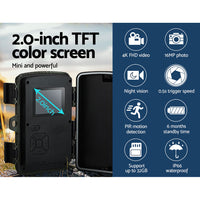 4K 16MP Trail Camera Wildlife Hunting Security Cam Night Vision