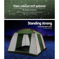 Camping Tent 6 Person Tents Family Hiking Dome