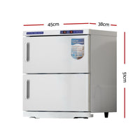32L Towel Warmer UV Sterilizer Heater Cabinet Beauty SPA Salon White