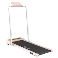 Treadmill Electric Walking Pad Under Desk Home Gym Fitness 380mm Pink