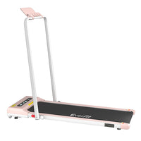 Treadmill Electric Walking Pad Under Desk Home Gym Fitness 380mm Pink