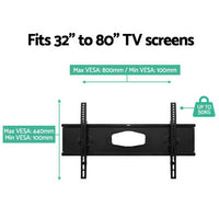TV Wall Mount Bracket for 32"-80" LED LCD Full Motion Dual Strong Arms