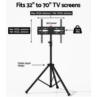 TV Stand Mount Bracket for 32"-70" LED LCD Tripod Floor Shelf Universal