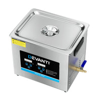 10L Ultrasonic Cleaner Heater Cleaning Machine Timer Industrial 240W