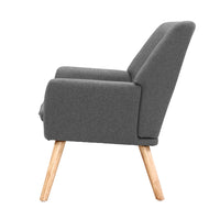 Fabric Dining Armchair - Grey