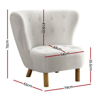 Armchair Lounge Accent Chair Armchairs Couch Chairs Sofa Bedroom White