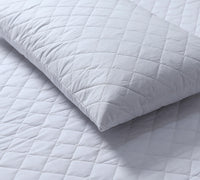 Elan Linen 100% Cotton Quilted Fully Fitted 50cm Deep King Single Size Waterproof Mattress Protector
