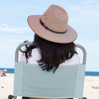 Havana Outdoors Beach Chair 2 Pack Folding Portable Summer Camping Outdoors - Sage Green