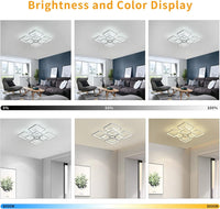 Modern LED Ceiling Light Dimmable with Remote Control