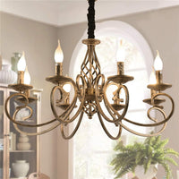 Rustic Chandeliers, 8-Light , French Country ,Vintage Iron