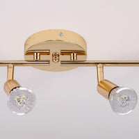Modern 4-Light Track Lighting Kit LED (Gold)