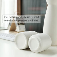 Ceramic Set of 3 Modern White Vases for Home Dýÿcor