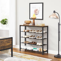 Shoe Rack Storage Organiser 4 Shelves
