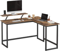 L-Shaped Computer Desk Industrial Corner