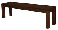 Tilda Solid Mahogany Bench (Mahogany)