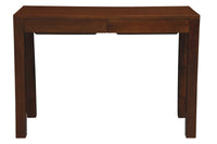 Amsterdam Solid Mahogany Timber 2 Drawer Desk (Mahogany)