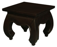 Dynasty Solid Mahogany Timber Lamp Table (Chocolate)