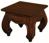 Dynasty Solid Mahogany Timber Lamp Table (Mahogany)