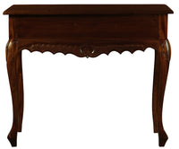 Sierra Carved 1 Drawer Sofa Table (Mahogany)