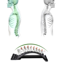 Back Stretcher Lower Lumbar Massage Support Spine Posture Corrector