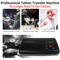 ABS Tattoo Transfer Copier Printer Machine Thermal Stencil Paper Body Art Maker