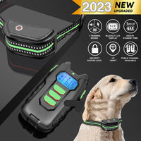 Electric Pet Dog Training Anti Bark Collar Sound Vibrate Auto  Rechargeable NEW
