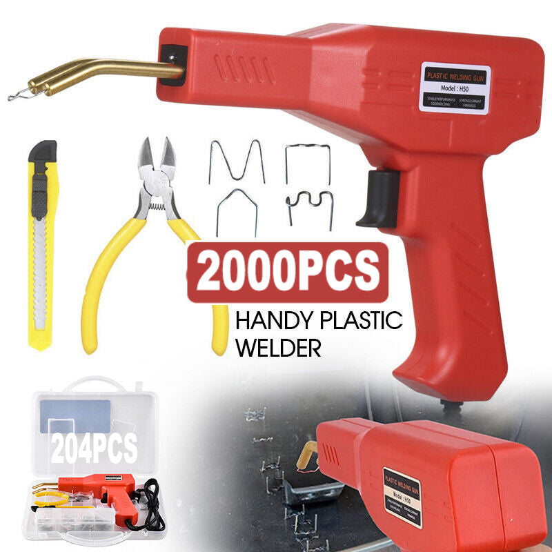 Plastic Welder Garage Tool Hot Staple Staplers Bumper Repair Welding Machine Kit Kings Warehouse Australia