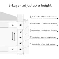 150x80cm Bed Rails Safety Folding Baby Playpen Adjustable Kids Toddler Guard