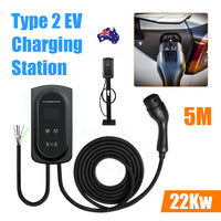 22kW 3 Phases EV Charging Station Touch + App Control Electric Vehicle Charger
