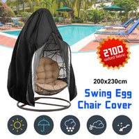 200x230cm Hanging Swing Egg Chair Cover Garden Rattan Outdoor Rain Waterproof AU