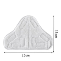 5PCS Stick On White Washable Cleaning Pads Microfiber For X5 Steam Mop H20 H2O