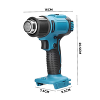 2000W Electric Hot Air Heat Gun with Nozzles Cordless Handheld For Makita 18V AU