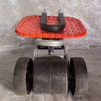 Garden Cart Rolling Stool W/ 4 Wheels Height Adjustable Gardening Helper Seat