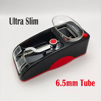 Ultra Slim Tube 6.5mm Automatic Cigarette Rolling Machine Electric Tobacco Red