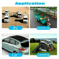 200W 12V Solar Panel Kit With Regulator 200 watt Mono Caravan Camping Charger