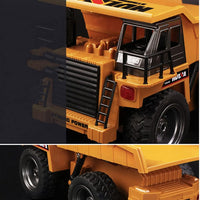 Remote Control Excavator Digger Construction RC Truck Vehicle Toys for Kids Gift