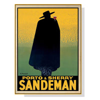 50cmx70cm Sandeman Gold Frame Canvas Wall Art